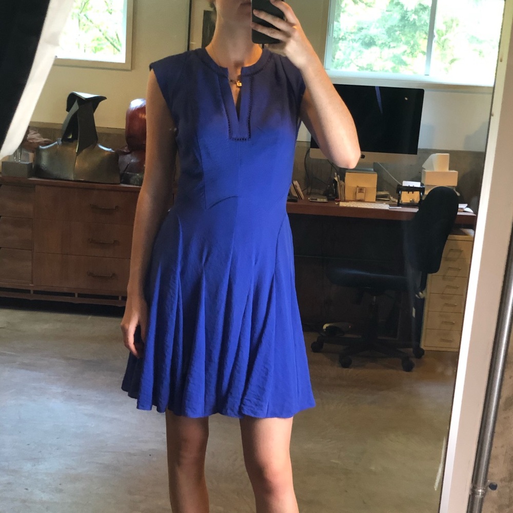 Rebecca Taylor periwinkle mini dress